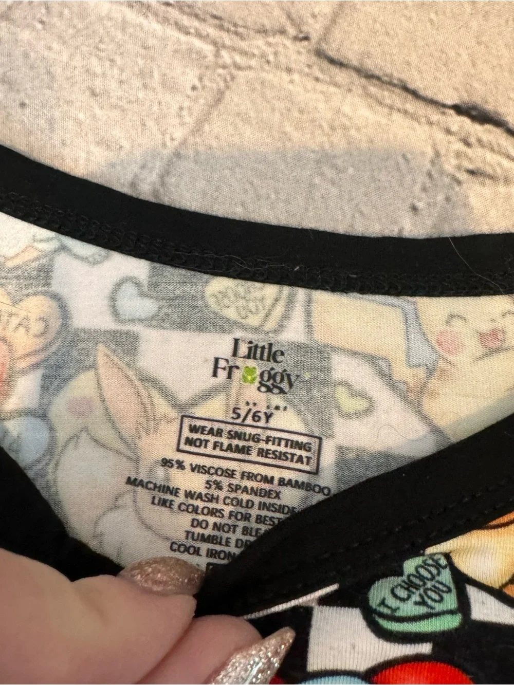 Little Froggy Bamboo Pokémon Hearts Bamboo Pajama Set